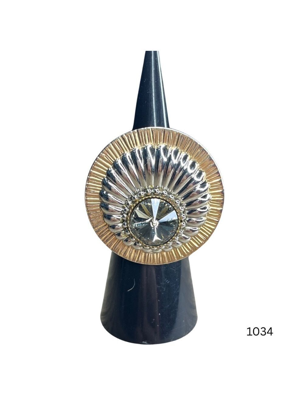 Chic Two-Tone Women's Ring